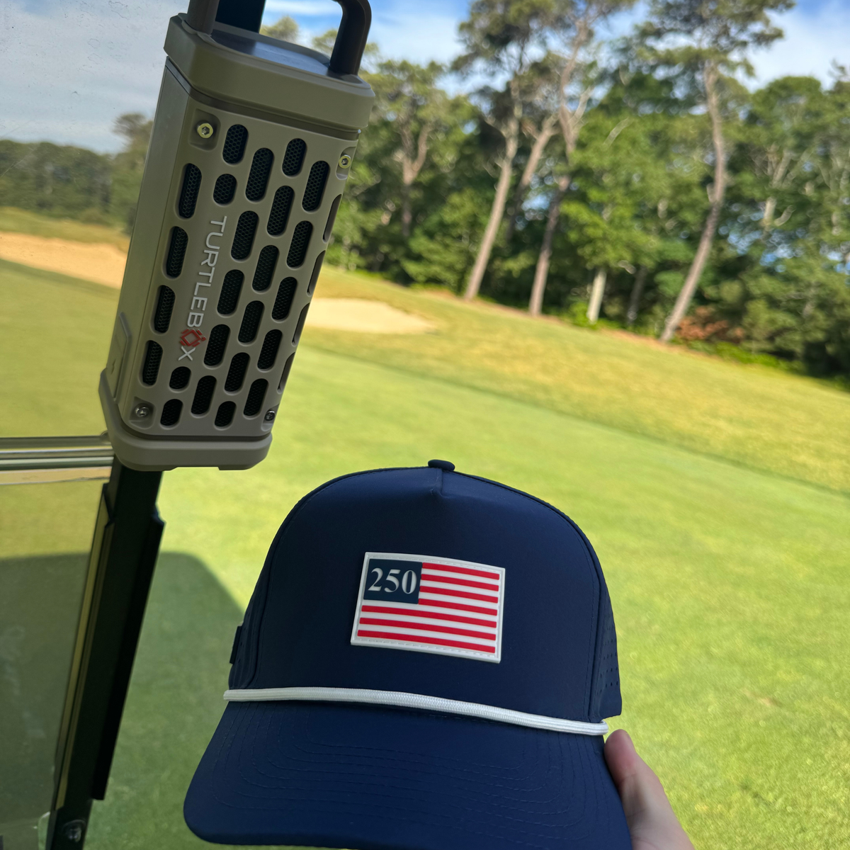 Coyote Creek Hat Co. Liberty Snapback — Limited Edition 250th Anniversary Patriotic Hat Lifestyle Shot 2